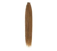 Extension for dreadlock sintetici, 20 ciocche, 0,6 cm di larghezza, con una sola estremità, intrecciate all'uncinetto, fatte a mano, for donne e uomini. Wear and Go(#27,24inch)