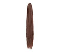 Extension for dreadlock sintetici, 20 ciocche, 0,6 cm di larghezza, con una sola estremità, intrecciate all'uncinetto, fatte a mano, for donne e uomini. Wear and Go(#30,36inch)