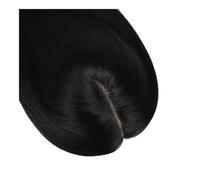 Extension for parrucchino densità 150, topper for capelli umani for donne con capelli diradati, base 15x16 cm Aspetto naturale