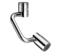 Extensión Giratoria Para Grifo,Adaptador De 1440 Grados,Extensión Giratoria De Múltiples Aplicaciones Versátiles| 5,31x3,35x0,98 PulgadasExterior Y Hotel Y Dormitorio Fregadero