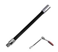 Extensión Llave De Vaso Flexible - Barra Impacto Doblable, Accesorio | Varilla Larga Adaptable 1/4 3/8 1/2, Herramienta Reparo Coche Hogar Mejoras