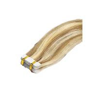 Extension Nastro invisibile dritto in extension for capelli umani 20 pezzi | Nastro for capelli umani nella trama della pelle di estensione(8-613,14 inches)