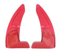 Extension Paddle Cambio Volante Auto, 2 Pezzi, Alluminio Rosso, Compatibile Challenger 2015-2019 - Migliora la Cambiabilità, Facile Installazione, Guida Sportiva (Rossa)