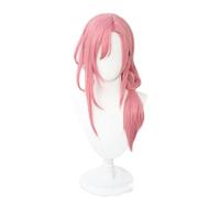 Extension Parrucca Cosplay The Infinity Cherry Blossom Cosplay Parrucca Lunga Rosa Halloween Capelli Sintetici Resistenti al Calore
