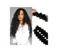extension per capelli, 20 pezzi 50g Extension for capelli a nastro ondulato profondo, biadesivo, senza cuciture(22 inch)