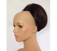 Extension Per Capelli A Coda Di Cavallo 'Beehive' Marrone Scuro #4 Venditore UK