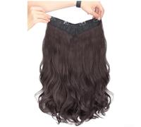 Extension per capelli a forma di V, 50 cm, ondulati invisibili (C-50 cm) | Linea a V invisibile, transizione senza cuciture, texture ondulata, lunghezza 50 cm, aspetto naturale
