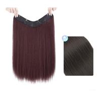 Extension per capelli a forma di V, 50 cm, ondulati invisibili (K-50 cm) | Linea a V invisibile, transizione senza cuciture, texture ondulata, lunghezza 50 cm, aspetto naturale