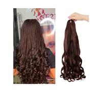 Extension per capelli Coda di cavallo, Capelli Intrecciati Ricci Francesi 22 Pollici Trecce Rimbalzanti Pre Allungate Capelli Sciolti Ondulati Leggeri Trecce Sintetiche Estensioni Dei Capelli for Donn