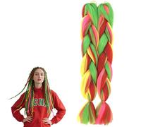 Extension per capelli colorati Jumbo trecce sintetiche Kanekalon trecce extension per capelli 61 cm Ombre Crochet Twist 1714
