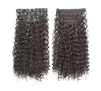 Extension per capelli con clip, da donna, sintetiche, lunghe e ricci, ondulate, per feste quotidiane