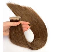 Extension per capelli con nastro adesivo, 20 pezzi, 50 g, semipermanenti, pre-nastrate, doppie facce, in PU, per donne alla moda(#6,24in-60cm)