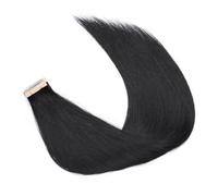Extension per capelli con nastro adesivo, 20 pezzi, 50 g, semipermanenti, pre-nastrate, doppie facce, in PU, per donne alla moda(#1b,22in-55cm)