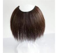 Extension per capelli, Extension for capelli ondulati a forma di U, invisibili, da 20 cm e 30 cm, integrazione naturale senza soluzione di continuità con 4 clip,per donne(Dark brown,30cm)