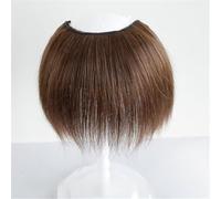 Extension per capelli, Extension for capelli ondulati a forma di U, invisibili, da 20 cm e 30 cm, integrazione naturale senza soluzione di continuità con 4 clip,per donne(Light brown,20cm)