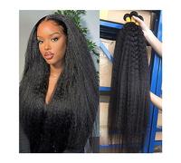 Extension per Capelli Fasci di tessuto for capelli lisci brasiliani Fasci di capelli umani grezzi Estensioni Remy da 12-30 pollici Fasci 1/3/4 for le donne Extension per Treccine(30 30 30 30)