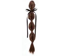 Extension per capelli intrecciate a coda di cavallo con artiglio Coser Photo Props Estensioni dei capelli per ragazze street photography coda di cavallo parrucchino