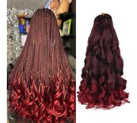 Extension per capelli ricci francesi, confezione da 8 pezzi, ondulati sciolti, 45,7 cm, ondulati e ricci, per l'espressione dell'estensione dei capelli, pre-allungati