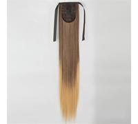 Extension Per Capelli Sintetici Con Clip Coda Di Cavallo Lunga E Dritta Con Avvolgimento Intorno Alla Coda Di Cavallo 4T271 22 Inch