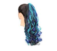 Extension Per Capelli Sintetici Lunghi E Ricci Con Clip A Forma Di Artiglio Per Donne 2H20ch61c 20 Inch