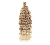 Extension Per Capelli Sintetici Naturali Intrecciati A Treccia All'uncinetto Con Riccioli Ondulati 27613 24 Inch 3Pcs