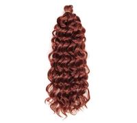Extension Per Capelli Sintetici Naturali Intrecciati A Treccia All'uncinetto Con Riccioli Ondulati 350 24 Inch 3Pcs