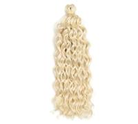 Extension Per Capelli Sintetici Naturali Intrecciati A Treccia All'uncinetto Con Riccioli Ondulati 613 24 Inch 3Pcs