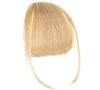 Extension per capelli umani con frangia con clip, extension per capelli
