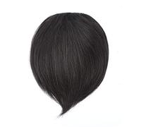 Extension per capelli veri con clip, pezzi di capelli singoli per capelli diradati, extension per capelli neri invisibili naturali regolabili per donne.,Natural Color-10