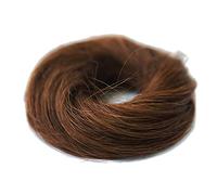 Extension per chignon, morbide e morbide, per chignon, coda di cavallo, colore marrone chiaro