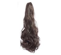 Extension per coda di cavallo con clip artiglio e coulisse da 22 pollici | Coda di Cavallo Lunga Riccia Clip-in Pezzo di Capelli Sintetici per Donne Nere Uso Quotidiano,6#