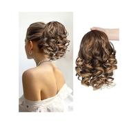 Extension per coda di cavallo Parrucca da donna con coulisse, volume corto, coda di cavallo, fibra chimica, coda di cavallo, volume romano, coda di cavallo corta Capelli finti(Brown)