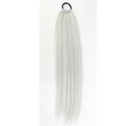 Extension Per Coda Di Cavallo Sintetica Da Donna - Capelli Lunghi E Lisci Intrecciati Con Elastico, Coda Di Cavallo Intrecciata Per Tutti I Giorni