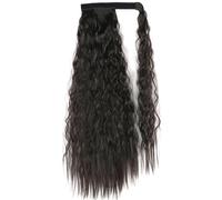 Extension Per Coda Di Cavallo Sintetica Lunga E Liscia Da Donna - Parrucca Avvolgente Da 56 E 86 Cm