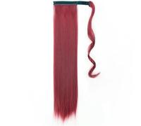 Extension Per Coda Di Cavallo Sintetica Lunga E Liscia Da Donna - Parrucca Avvolgente Da 56 E 86 Cm