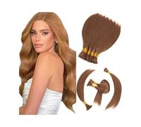 Extension Pre-colorato 30# Auburn No Weft 100g Brasiliano Remy Capelli Umani Lisci Bulk for Trecce Capelli Intrecci(18 Inch)