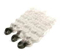 Extension sintetiche per capelli ricci intrecciati, 61 cm, biondo ombré