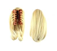 Extension Women's Short Straight Claw Clip On Ponytail Hair Extension Natural Pony Tail Hair Synthetic Hairpiece(Color2)
