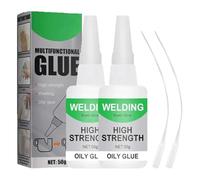 Extensivek.Ex01 Glue, Welding High-Strength Oily Glue, Universal Super Glue Gel, Multi Purpose Strong Glue, Instant Bonding, Strong Adhesion for Metal, Wood, Ceramics,Leather, Glass (2Pcs)