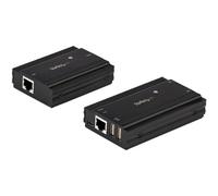 Extensor USB StarTech 4 Porte 100m CAT5e/CAT6 Alimentazione Esterna Alluminio Nero