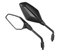 Exter Specchietti moto omologati 10mm DX Nero opaco Attacco a manubrio