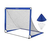 EXTFANS Porte da Calcio per Bambini, Giochi da Giardino Portatile Pieghevole con Borsa per il Trasporto e 4 Pioli a Forma di U Porta da Calcio per Giardino Cortile Giochi (120 * 90cm=4FT*3FT)
