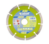 EXTOL CRAFT Disco diamantato, taglio turbo a secco e umido, 115 x 22,2 mm