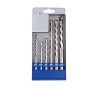 EXTOL CRAFT Heller - Punta per trapano a percussione per cemento SDS PLUS, set da 4 pezzi, Ø 6-8-10-12 x 160 mm, in metallo duro