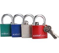 EXTOL CRAFT Lucchetto in ghisa colorato, 25 mm