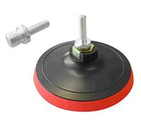 EXTOL CRAFT Supporto segmento abrasivo - M14, velcro con riduzione dell'attacco per trapano, 115 mm