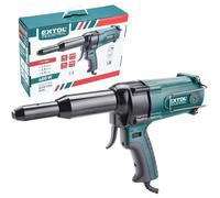 Extol Industrial Rivettatrice elettrica per rivetti ciechi con forza di trazione 8000 N, pinza per rivetti ciechi da 3,2 mm a 4,8 mm, rivettatrice cieca per rivetti in acciaio inox, cavo da 2,5 m