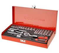 Extol Premium 8818360 - Set di chiavi a bussola da 1/4'', 45 pezzi