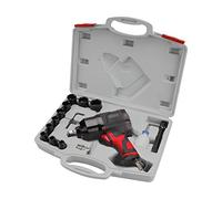 EXTOL PREMIUM Avvitatore a percussione, composito, aria compressa, 340 Nm con teste, set da 15 pezzi.