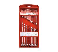 Extol Premium Chiave ad anello piatta, set da 25 pezzi, 6-32 mm